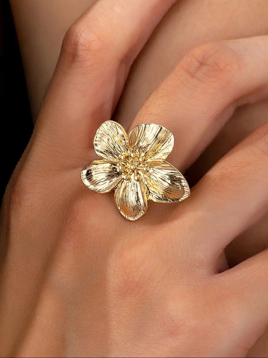 Ring with a Flower Design,