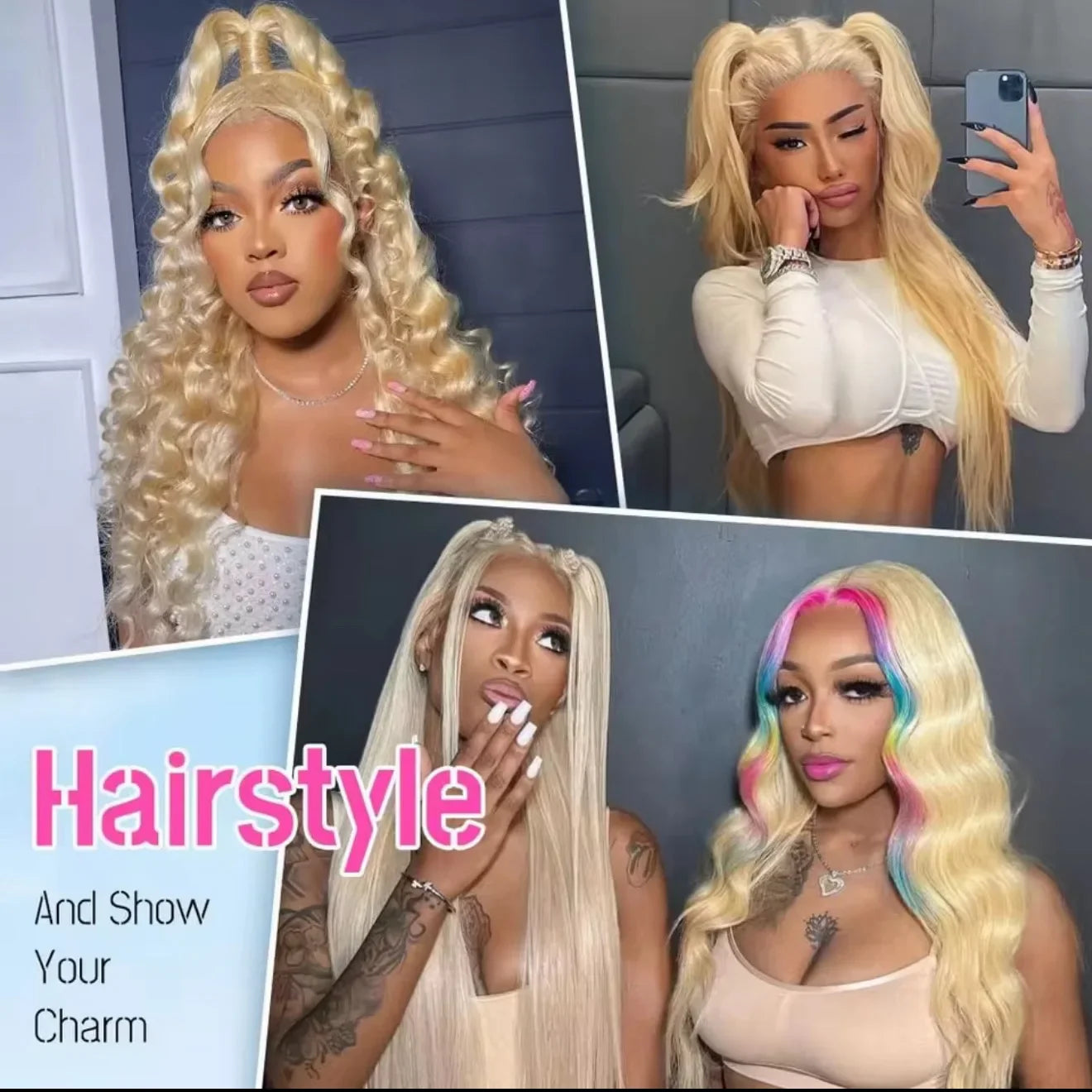 613 Honey Blonde Color Loose Deep Wave