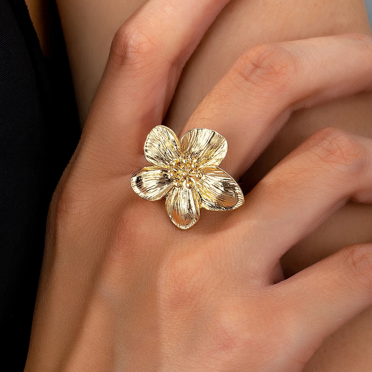 Ring with a Flower Design,