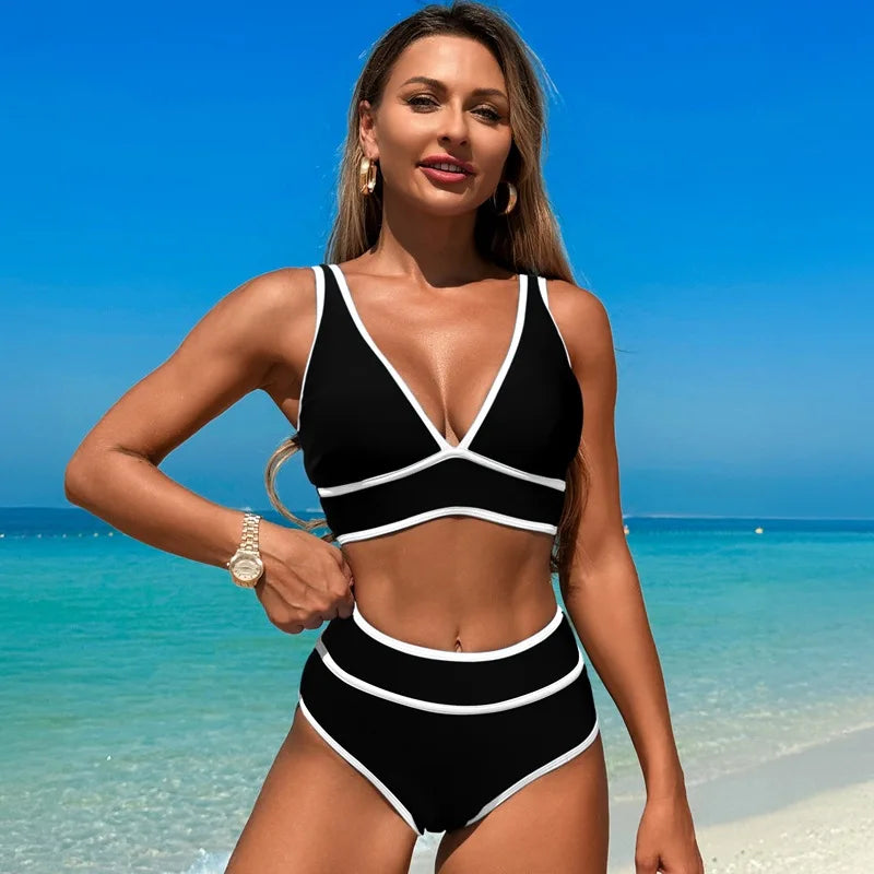 Solid Color Beach Wear