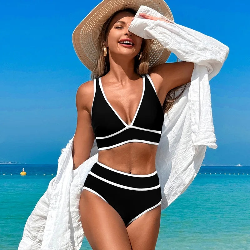 Solid Color Beach Wear