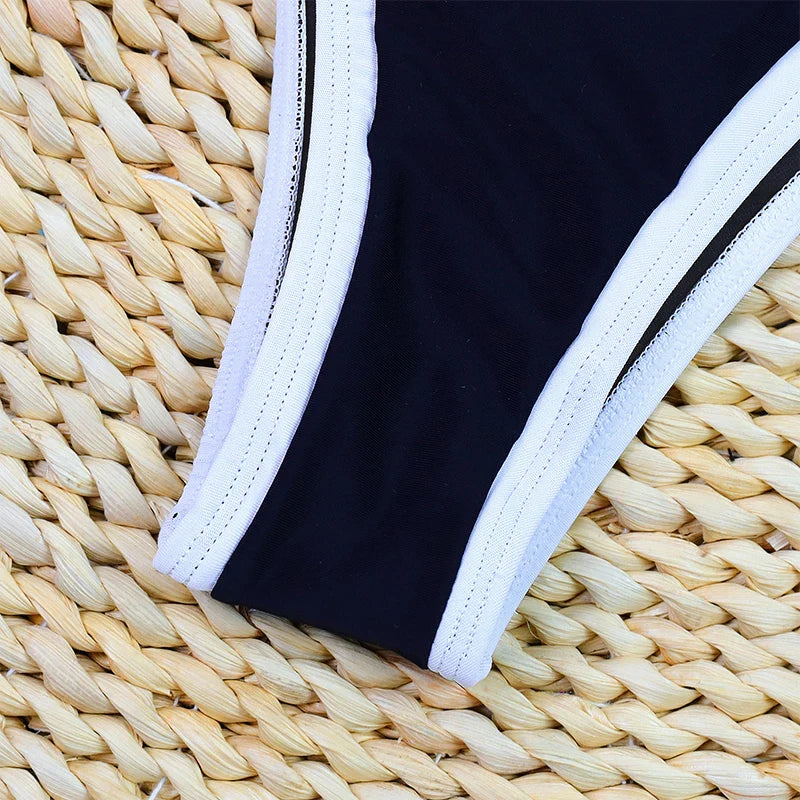 Ribbed Two-piece Bathing Suits