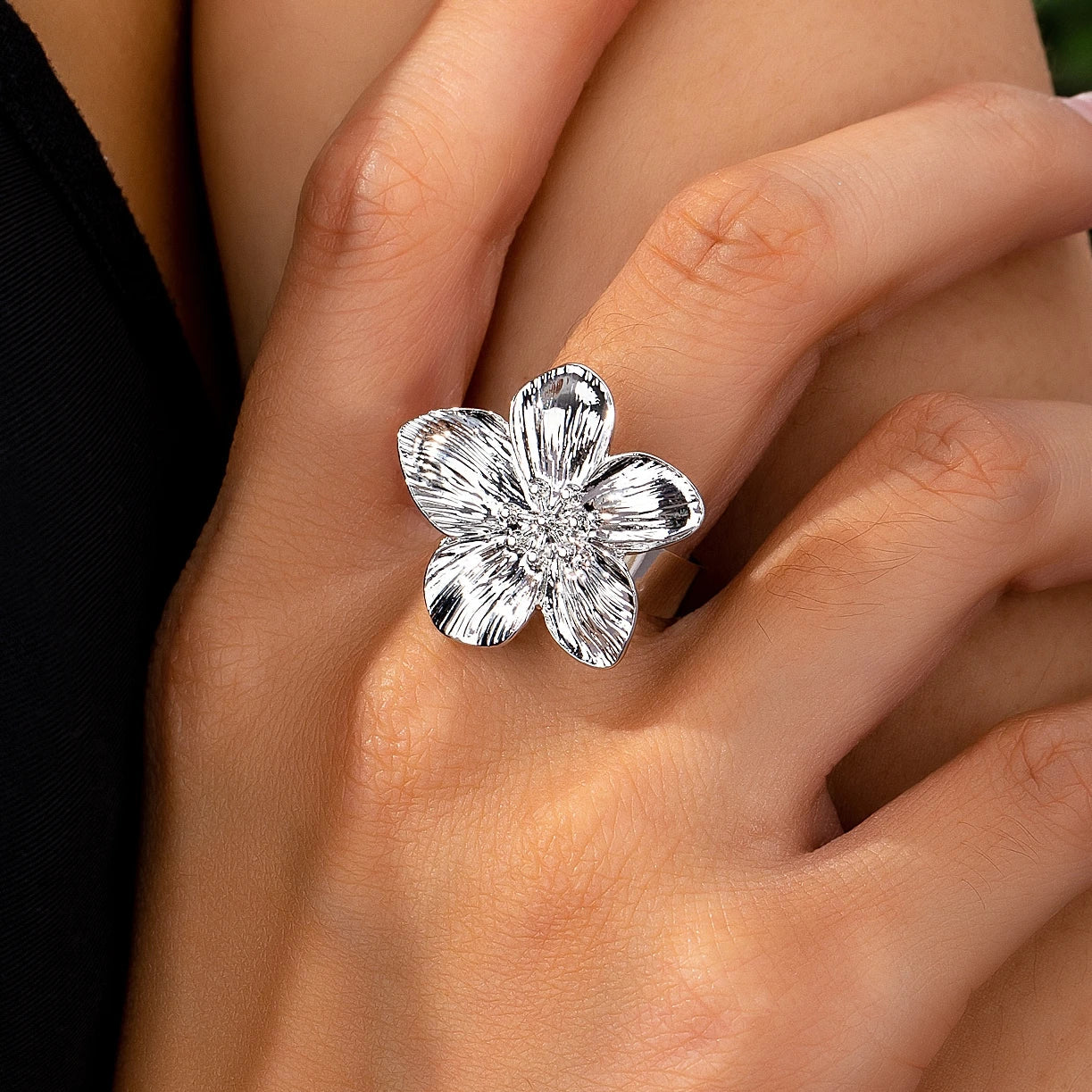 Ring with a Flower Design,