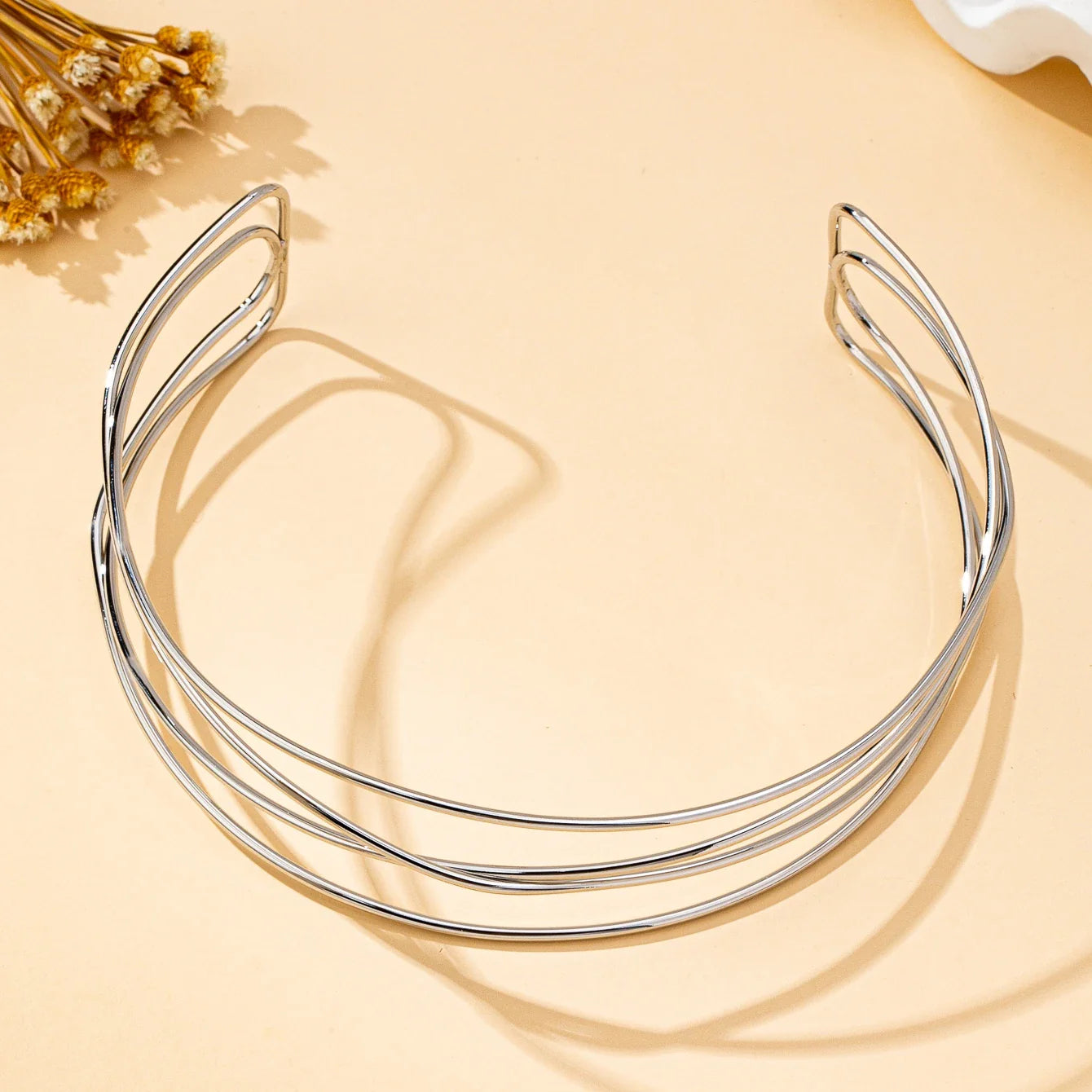 Necklace with Simple Lines