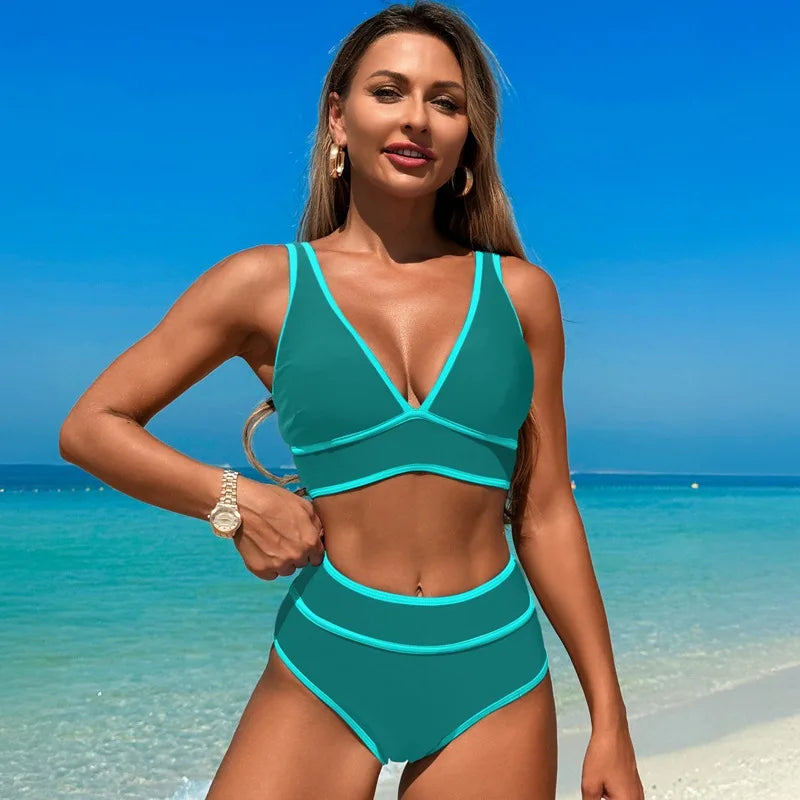 Solid Color Beach Wear