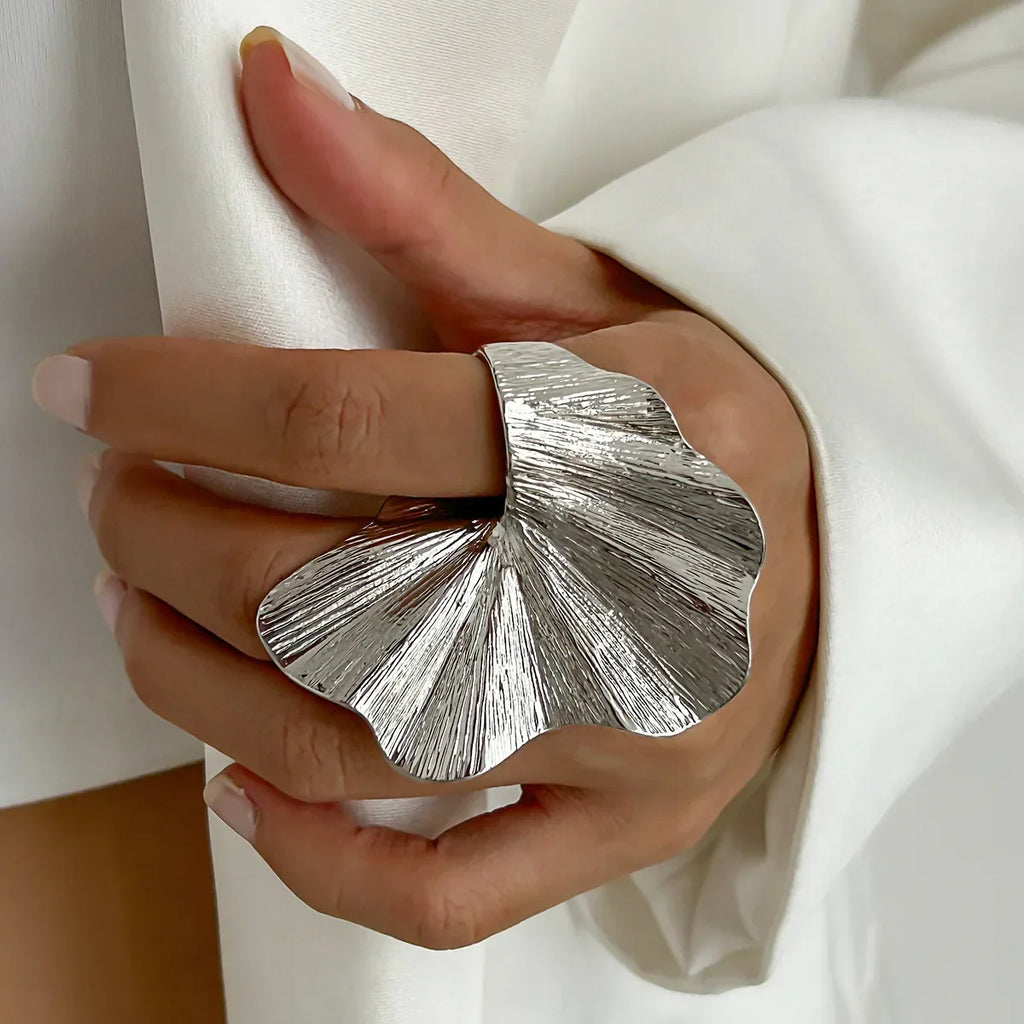 Ginkgo Leaf Ring