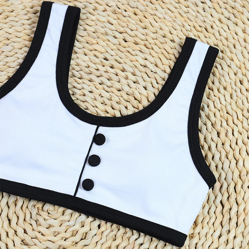 Ribbed Two-piece Bathing Suits