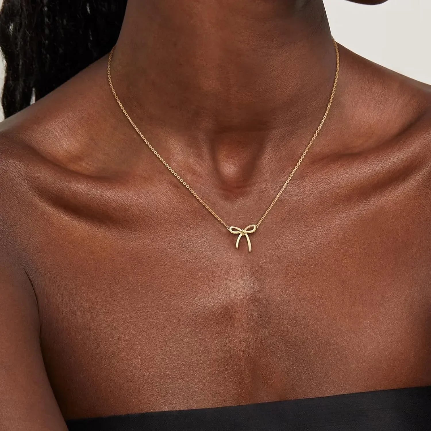Women Bow Necklace