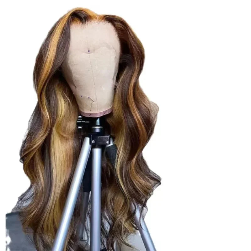 Highlight human hair wig,