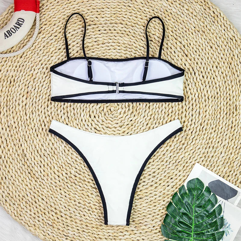 Ribbed Two-piece Bathing Suits