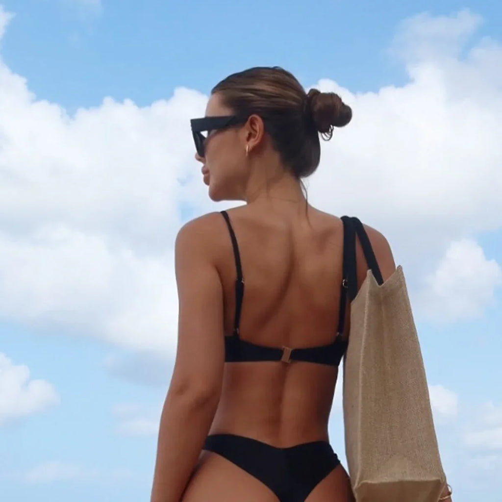 Ribbed Two-piece Bathing Suits