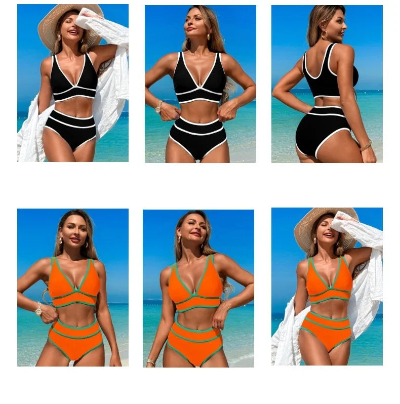 Solid Color Beach Wear