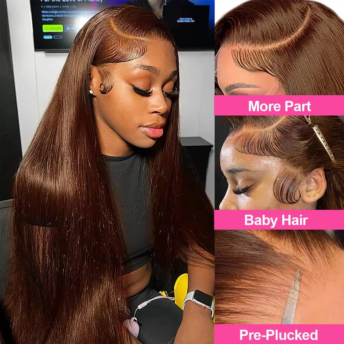 Bone Straight Brown