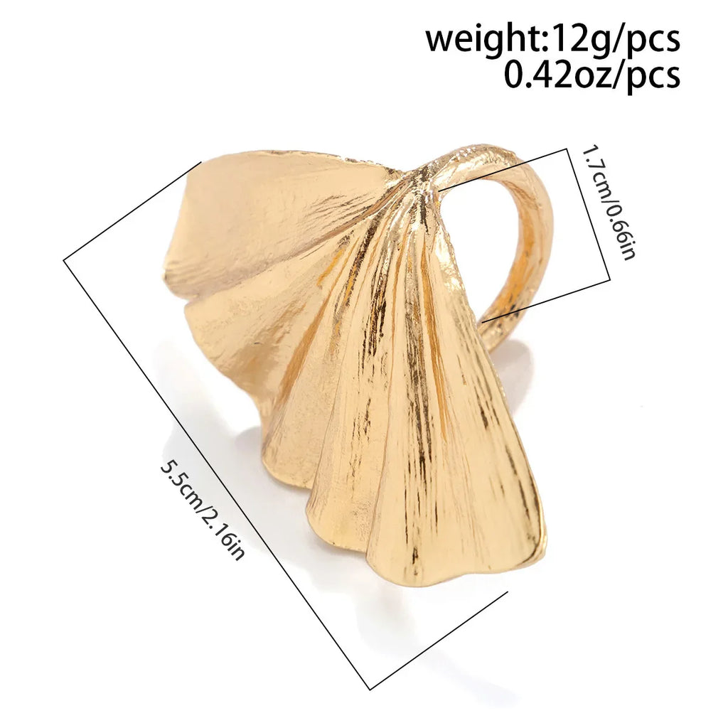 Ginkgo Leaf Ring