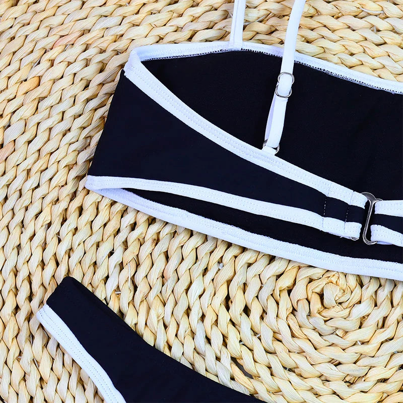 Ribbed Two-piece Bathing Suits