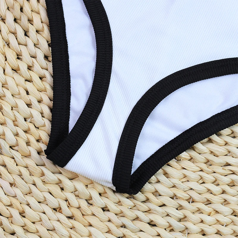 Ribbed Two-piece Bathing Suits