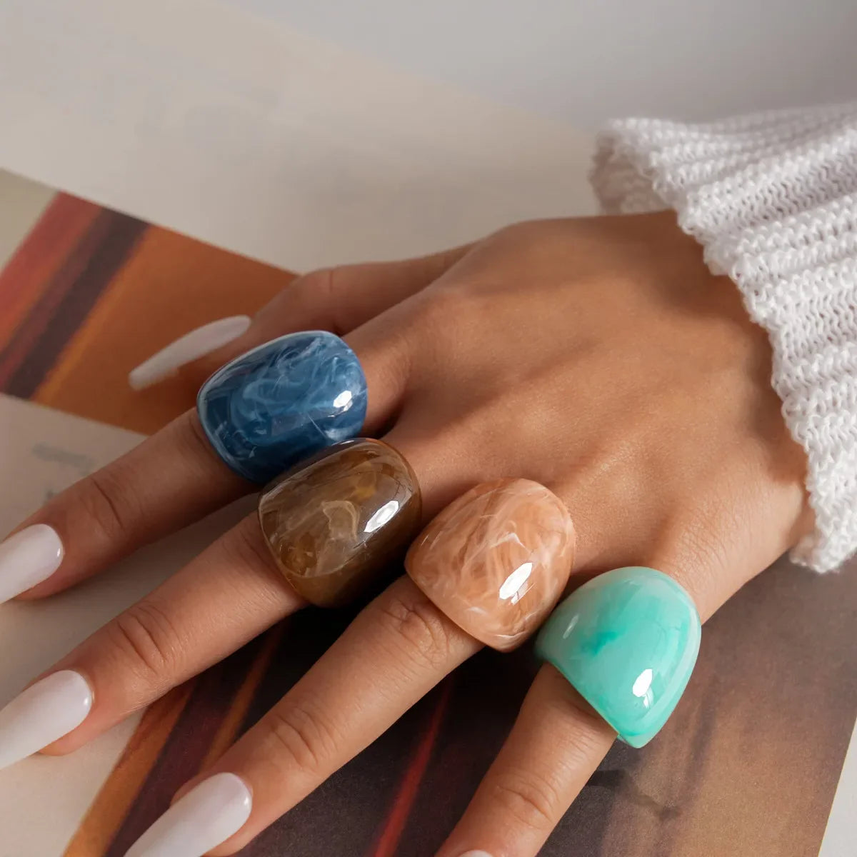 Punk Resin Ring